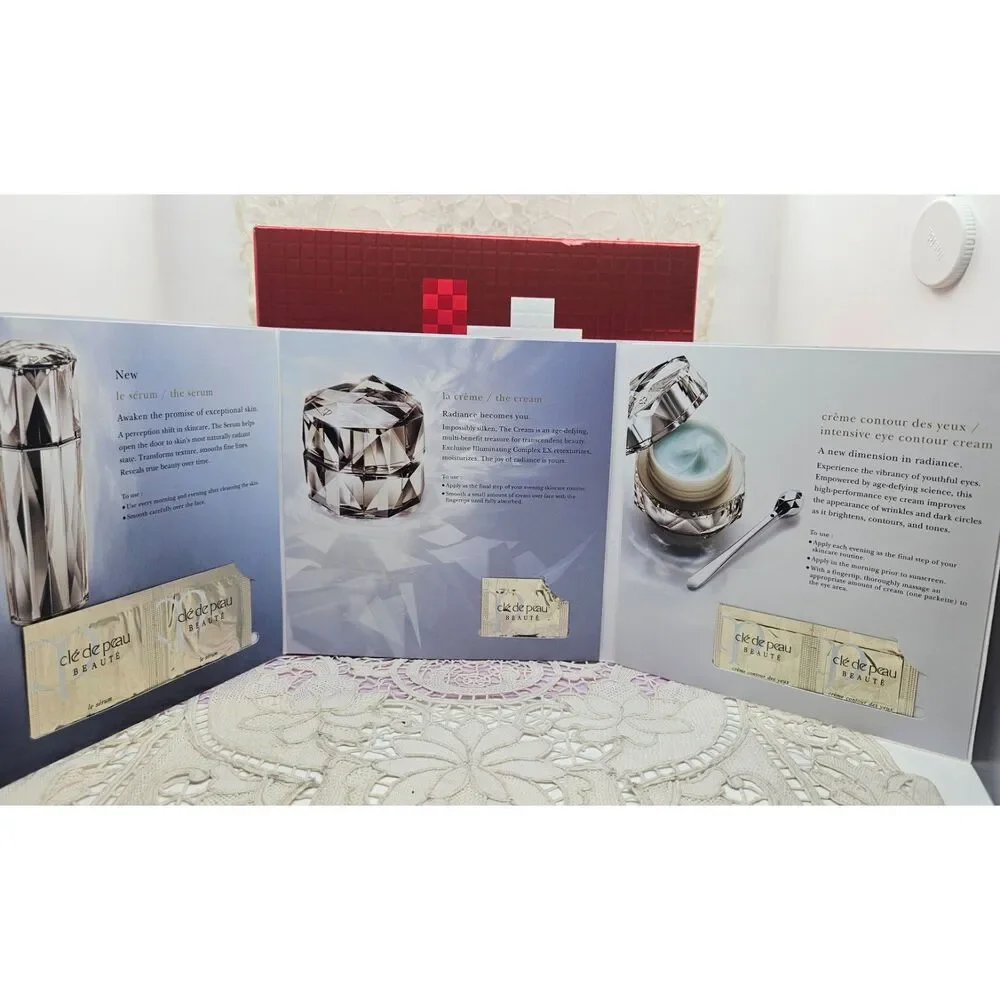 Cle De Peau Shiseido Sample Bundle 5 Pcs. New